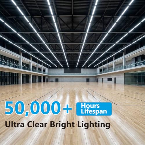 R17D T8 LED Tube Lights, F60T12 HO Fluorescent Replacement, 10-Pack