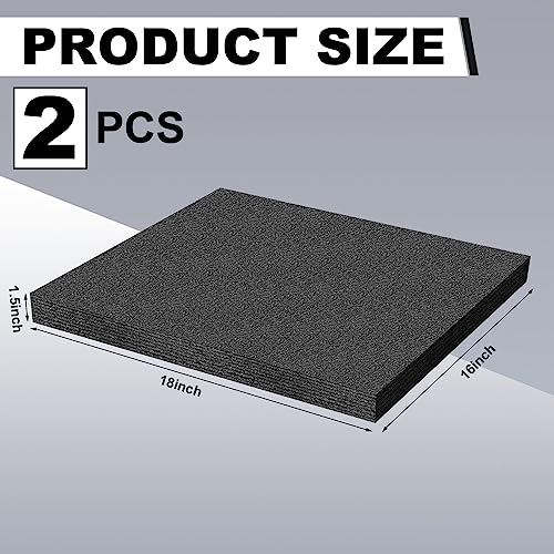 Frienda 2 Pcs Polyethylene Foam Sheets 8 x 16 x 1.5 Inch