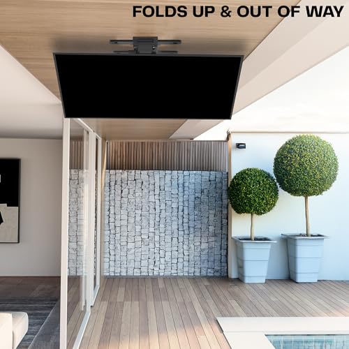 VIVO Black Electric Ceiling TV Mount for 37-70 in Screens, MOUNT-E-FD75C - color: Black, size: 37" to 70" Screens