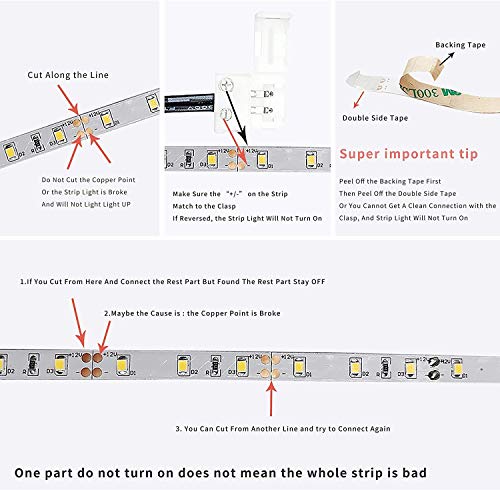 SENSKY Cabinet Lighting Kit Flexible LED Strip Lights Kit with Cabinet Sensor Switch for Gun Safe Cabinet Closet Pantry Wardrobe Lighting (6M) - color: Warm White