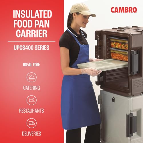 Cambro Insulated Food Pan Carrier - Hotbox for Catering & Transport - UPCS400 Series (Brown) - color: Brown