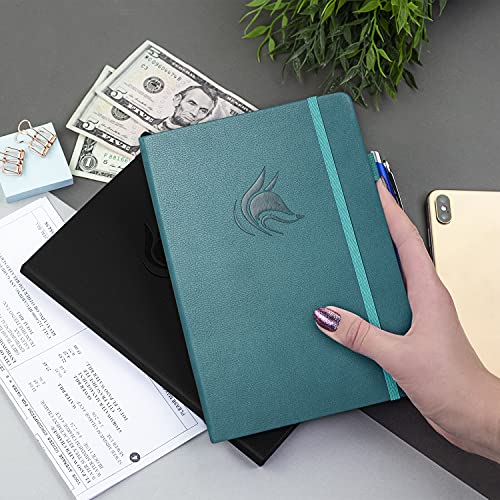 Clever Fox Check Register Book, Checkbook Ledger, 5.8x8.3 Dark Teal - color: Dark Teal, size: A5 (5.8'' x 8.3'')