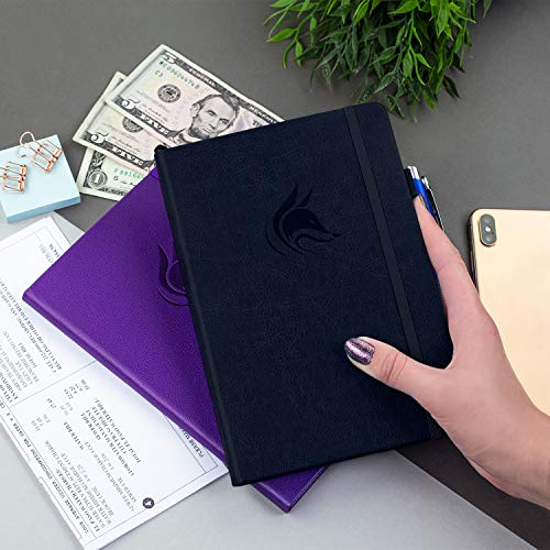 Clever Fox Check Register Book, Checkbook Ledger, 5.8x8.3 Dark Blue - color: Dark Blue, size: A5 (5.8'' x 8.3'')