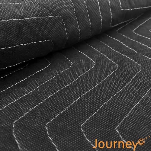 Padded Packing & Moving Blankets 4 Pack Deluxe Quality 80 x 72 inch Furniture Shipping Pads for Moving and Storage-Black(4 Deluxe Blankets 45 lbs/Dozen) - size: 4 Deluxe Black Blankets 45 lbs/Dozen