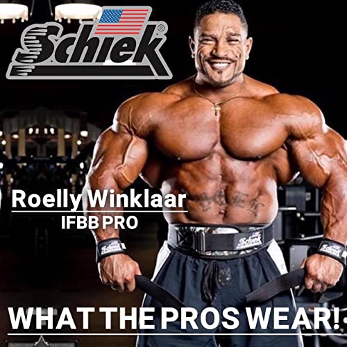 Schiek Sports, Inc. Basic Padded Lifting Straps in Black