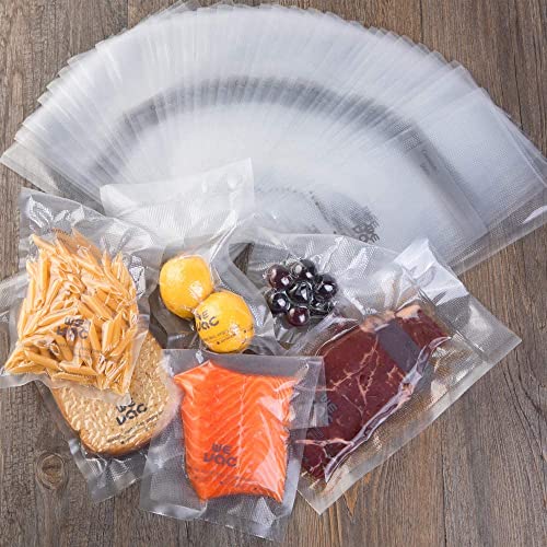 Wevac 8"x12" Vacuum Sealer Bags for Food, 200 Precut Quart Bags, Keeper Box - size: 8" x 12" 200 count