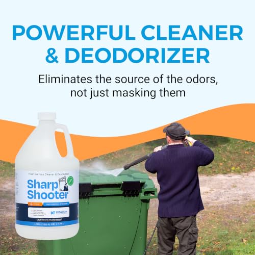 Sharpshooter Trash Can Cleaner, Odor Eliminator & Degreaser, Citrus, 1 Gal - size: 128 Fl Oz (Pack of 1)
