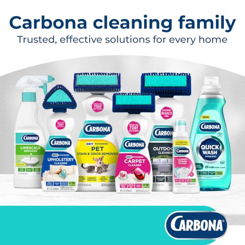 Carbona 2-in-1 Oxy-Powered Carpet Cleaner (13.5 Fl Oz), Spot Cleaner with Dual Sponge & Bristle Applicator for Targeted Cleaning, Fast Formula - size: 13.5 Fl Oz
