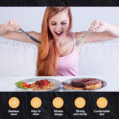 Bokon 200 Pieces Stainless Steel Dinner Forks Bulk, Metal Fork, Stylish - style: Stylish