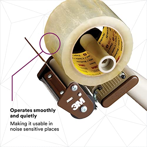 3M Scotch Low Noise Tape Dispenser H153, Dispenses Rolls up to 3 inches