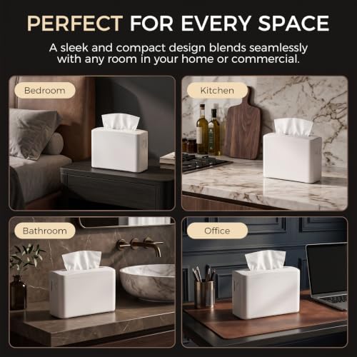 Multifold Paper Towel Dispenser Countertop, Non-Slip, White - color: White