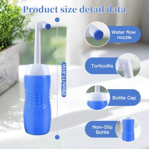 Portable Peri Bidet, 17oz/500ml for Postpartum Moms Cleansing