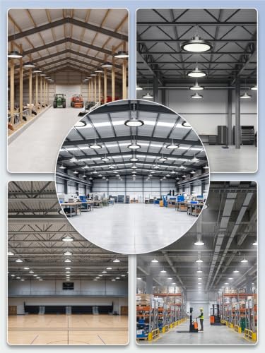 ONLYLUX 350W UFO LED High Bay Light, 52500LM 5000K Commercial Bay Lighting