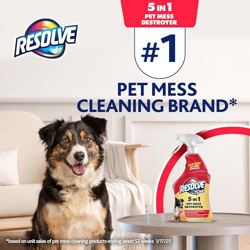 Resolve® 5-in-1 Pet Carpet Cleaner Spray for Stains & Odors, 22oz - size: 22 Fl Oz (Pack of 1)