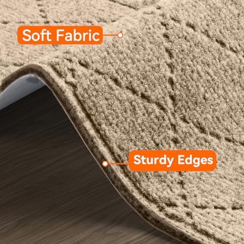 Stair Treads for Wooden Steps 15 PCS Non Slip Stair Rugs Khaki - color: Khaki