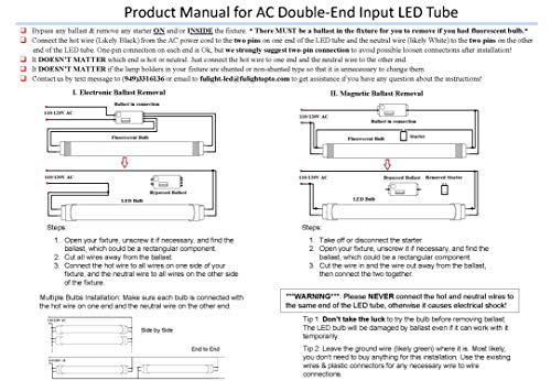 Type B Dimmable T8 LED Tube Light, 2ft, Cool 4500K, 110-120V - style: Cool 4500K