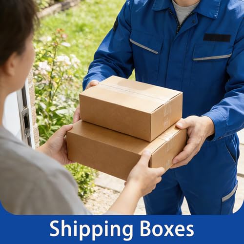 Mefleet 6x6x6" Shipping Boxes 50 Pack Small Corrugated Cardboard Box Brown - size: 6x6x6 inches (50 Pack)