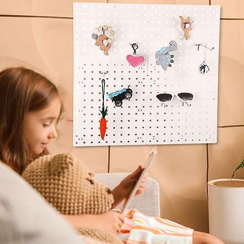 Hicarer 200 Pcs Stainless Steel Pegboard Hooks Multiple Sizes Fit 1/4" or 1/8" Pegboard Ideal for Garage Tool Organization, Wall Storage(4 Inch, 6 Inch, 8 Inch) - size: 4 Inch, 6 Inch, 8 Inch