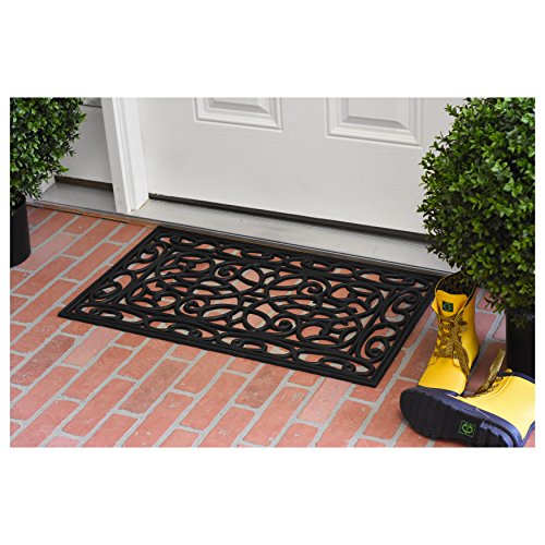 Calloway Mills 103731830 Callista Rubber Doormat, 18" x 30" - color: Callista, size: 1'6" x 2'6" (Rectangular)