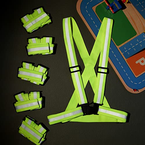 Hercicy Reflective Vest High Visibility Safety Vests Bulk - color: Yellow