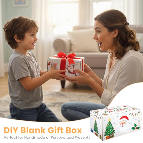 6x4x3 Inch Small Transport Box, Small Cardboard Box (12Pcs White) - color: White
