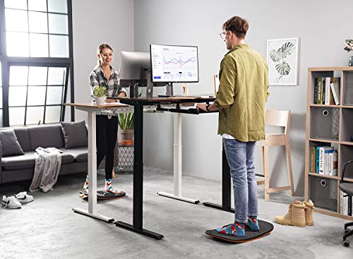 FEZIBO Standing Desk Mat with Anti Fatigue Bar - size: Medium
