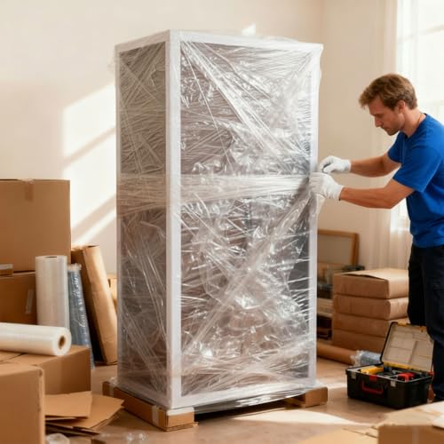 Cardboard Edge Protector 2” X 2” X 48”, Pack of 100 – Cardboard Corner Protectors for Shipping White V-Board Pallet Corner Protectors