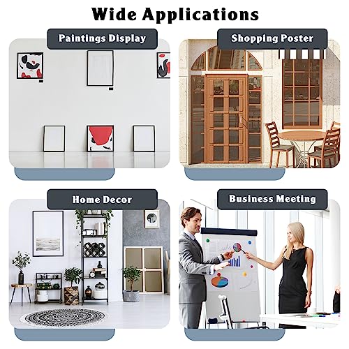 Honoson 5 Pcs Poster Stands for Display Heavy Duty Sign Holder, Black - color: Black