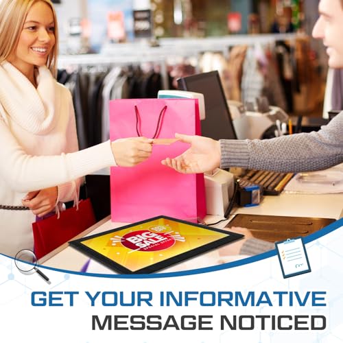 3 Pcs Retail Advertisement Counter Mat 17 x 11 Inch Non Slip Countertop Sign Holder Menu Cover Menu Holder Display Stand for Restaurant Cafe Bar Hotel - size: 17×11 Inch