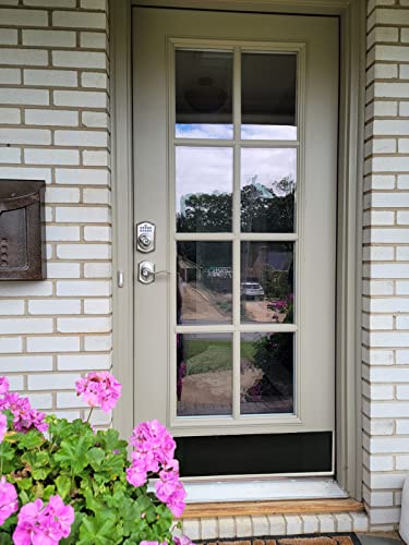 Door Metal Kick Plate 10x28 inches Aluminum Plates Black - color: Black, size: 28inches