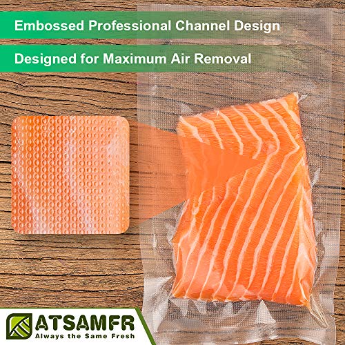 8Pack Vacuum Sealer Rolls with 8"&11"x20' 4 Rolls Each - size: 8=Pack 8"x20'(4Rolls)+ 11"x20' (4Rolls)