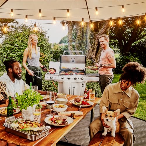 Svater Outdoor String Lights LED 60 FT G40 Patio Globe Light Waterproof - size: 60FT