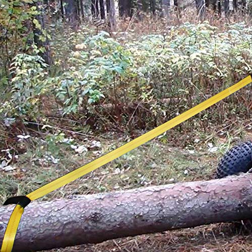 Lift Sling Straps 10'x2 15,000 Pound Capacity 2-Pack Heavy Duty Lifting Slings Web Sling Tree Saver Recovery Strap Web Sling Winch Strap Yellow - color: 10'x2" 15,000 Pound Yellow