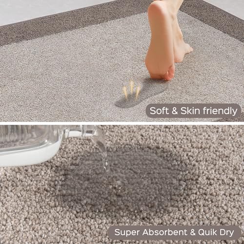 Kitchen Rug 24" x 84", Hallway Runner Rug for Floor Roll Packing - color: Beige, size: 24" X 84"