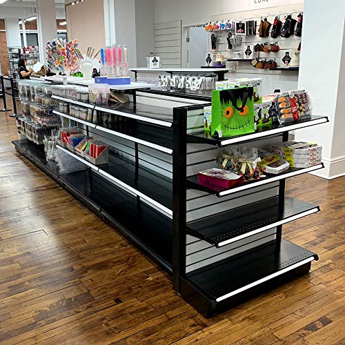 Decorative Gondola Shelving Vinyl Insert for Ticket Channel 130 FT. x 1.25 in. - White - color: White, size: 1 Roll