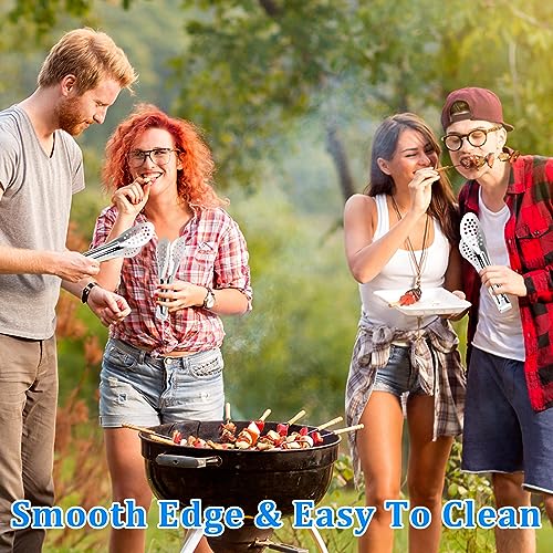 8PCS 7-Inch Serving Tongs,XEVOM Kitchen Tongs,Buffet Tongs,Stainless Steel - size: 7 Inch