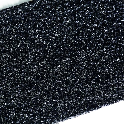 Durable DURALINE Grip+ Floor Tape, Non-Slip Black, 2" x 50ft - color: Black, size: 50 mm x 15 m