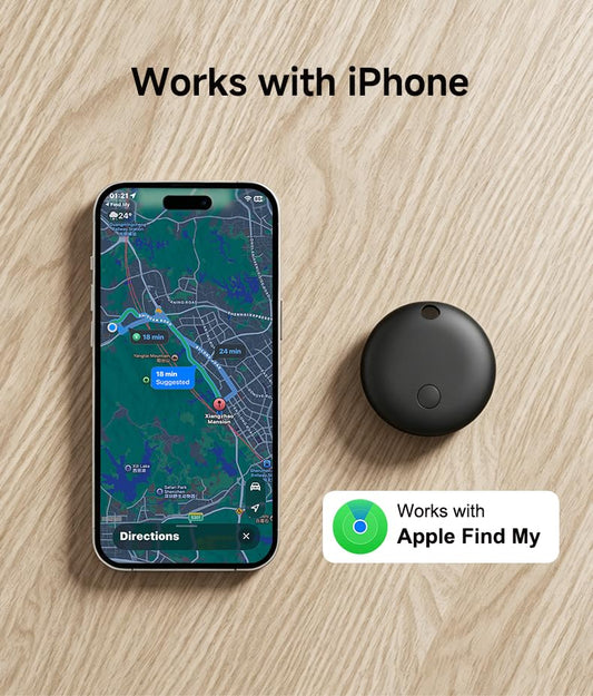 Tracker Tags, 4 Pack Work with Find My(iOS) No Subscription or fees