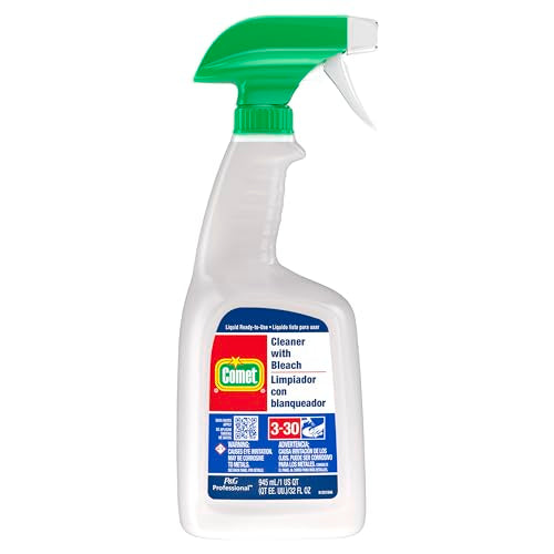 Comet Professional All Purpose Liquid Cleaner with Bleach for Commercial Use, 32 fl oz (Case of 8)