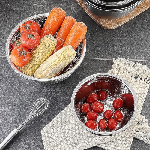 meleg otthon Stainless Steel Mixing Bowl, Stainless Steel Basin, 18.5QT Mixing Bowls,Heavy Duty Deeper Edge Mirror Finish Dishwasher Safe Bowl(15.74'' diameter x 6.02''high) - color: 15.74'' Diameter x 6.02''high