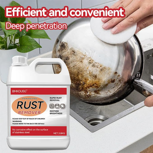 Stainless Steel Rust Stain Remover & Cleaner 3.8KG, Powerful & Safe - size: 128 Fl Oz (Pack of 1)