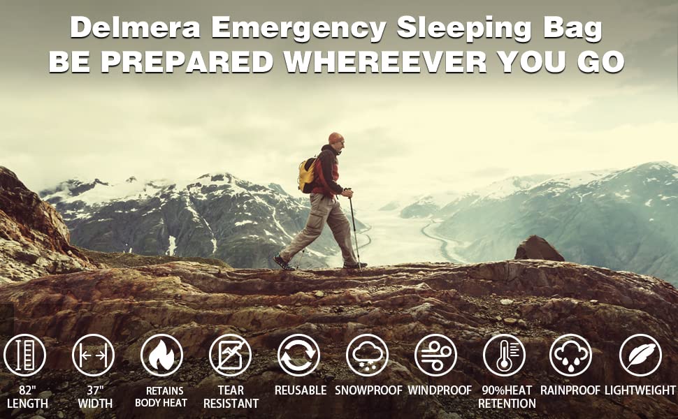 Emergency Sleeping Bag, Lightweight Survival Sleeping Bags Waterproof Thermal Emergency Blanket, Bivy Sack Survival Gear for Outdoor Adventure, Camping, Hiking, Orange, Green - color: Camouflage - 4 Pack