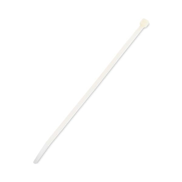 Tatco Tamper-Proof Nylon Cable Ties, 8 x 3/16, 1000 Ties/Pack (22200)