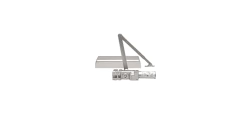 CRL PR90A Aluminum Adjustable Spring Power Size 1 to 6 Cast Iron Surface Mount Door Closer