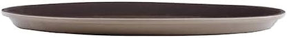 TrueCraftware- 11" Round Serving Tray Fiberglass Brown Set of 2- Non Slip Surface Service Trays Round Tray Plastic Food Meals Server Tray for Home Kitchen Restaurant Cafeteria Bar Hotel - color: Brown, size: 11" Round