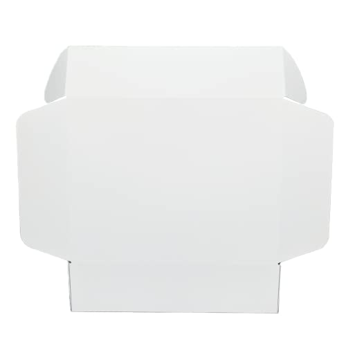 12x9x3 inches Small White Mailers Boxes Set of 10 - size: 12x9x3 inches
