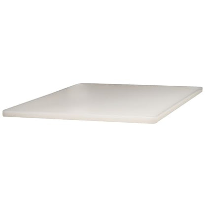 Winco 12" x 18" White Heavy-Duty Plastic Cutting Board (Set of 6) - color: White, size: 12" x 18" x 1/2"