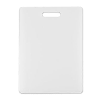 Dexas NSF Polysafe Cutting Board with Handle, 11 by 14.5 inches, White - size: 11"L x 14.5"W, style: Flat