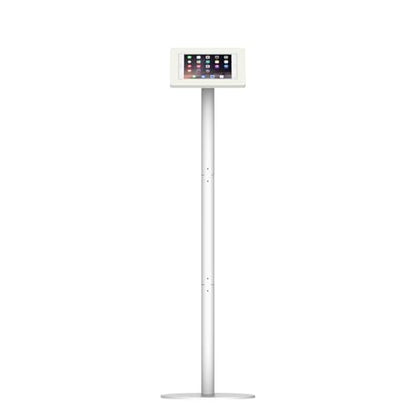VidaMount White Enclosure and Floor Stand [Bundle] Compatible with iPad mini 4 & 5 - color: White, size: iPad Mini 4 & 5