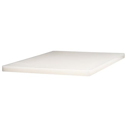 Winco 12" x 18" White Heavy-Duty Plastic Cutting Board (Set of 6) - color: White, size: 12" x 18" x 3/4"